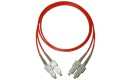 SC to SC, Multimode 50/125um, duplex, 3.0mm x 2 cable, 1 meter